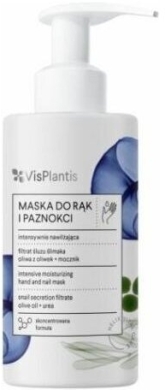 VIS PLANTIS Intensywnie nawilżająca maska do rąk i paznokci Filtrat śluzu ślimaka oliwa z oliwek mocznik 135ml