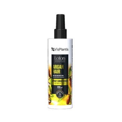 VIS PLANTIS & LOTON COSMETICS ARGAN Odżywka w sprayu do włosów cienkich i osłabionych 200 ml