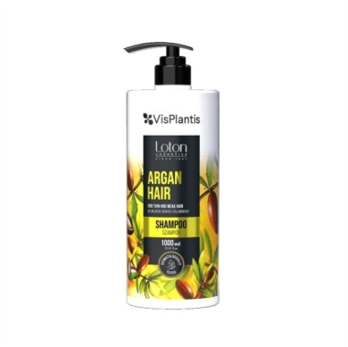 VIS PLANTIS & LOTON COSMETICS ARGAN Szampon do włosów cienkich i osłabionych 1000 ml
