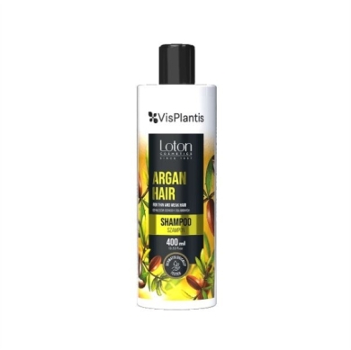 VIS PLANTIS & LOTON COSMETICS ARGAN Szampon do włosów cienkich i osłabionych 400 ml