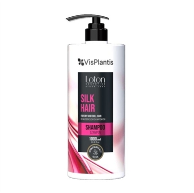 VIS PLANTIS & LOTON COSMETICS JEDWAB Szampon do włosów suchych i matowych 1000 ml