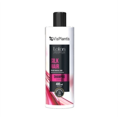 VIS PLANTIS & LOTON COSMETICS JEDWAB Szampon do włosów suchych i matowych 400 ml