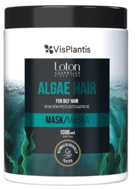 VIS PLANTIS LOTON Maska do włosów przetłuszczających się z algami 1000ml