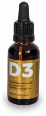 VISANTO Naturalna Witamina D3 2000 IU z lanoliny w kroplach 30 ml