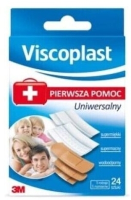 VISCOPLAST Zestaw Uniwersalny plastry 24szt