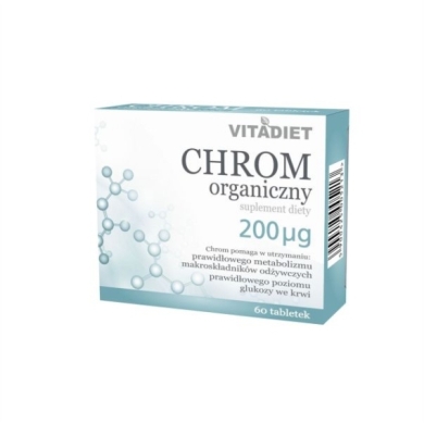 VITADIET Chrom Organiczny 60 tabletek