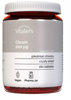 VITALER'S Chrom 200 uq 180 tabletek
