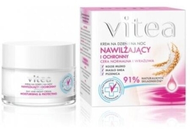 VITEA Krem na dzień i noc nawilżający cera normalna i wrażliwa kozie mleko 50 ml