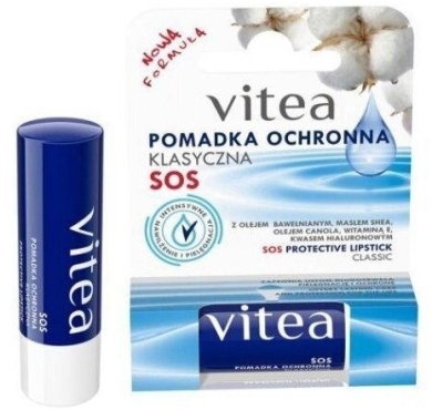 VITEA Pomadka Ochronna SOS Klasyczna Olej Bawełniany 4,9g