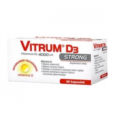 VITRUM D3 STRONG 4000 j.m. 60 kapsułki miękkie
