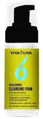 VIVA OLIVA Delikatna Pianka do mycia twarzy z kwasem hialuronowym 150ml