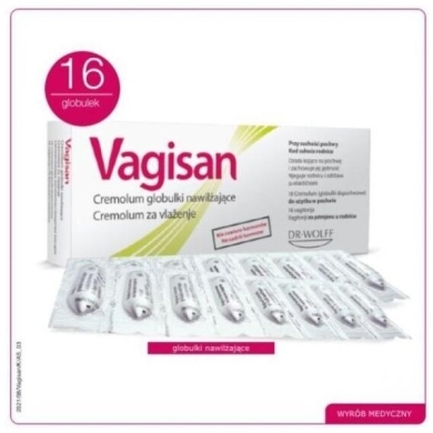 Vagisan Cremolum globulki nawilżające 16 szuk