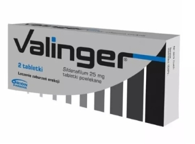 Valinger 25 mg 2 tabletek