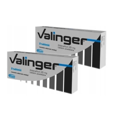 Valinger 25 mg 2 tabletek Wielopak x2