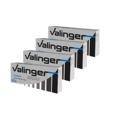 Valinger 25 mg 2 tabletek Wielopak x4