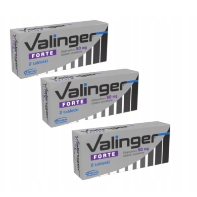 Valinger Forte 50 mg 2 tabletek Wielopak x3