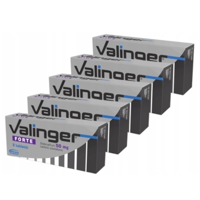 Valinger Forte 50 mg 2 tabletek Wielopak x5