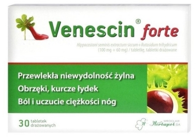 Venescin forte 30 tabletek