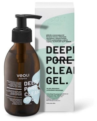Veoli Botanica DEEPLY PORE CLEANSING GEL Głęboko oczyszczający żel do mycia twarzy 200 ml