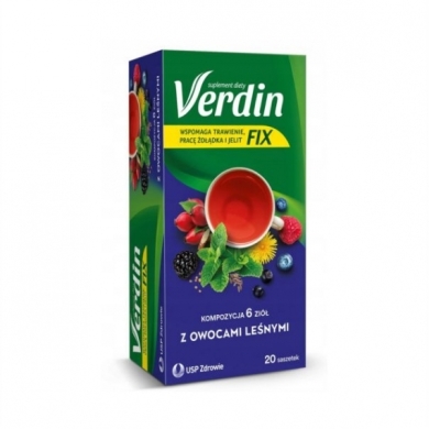 Verdin FIX z Owocami leśnymi 20 saszetek