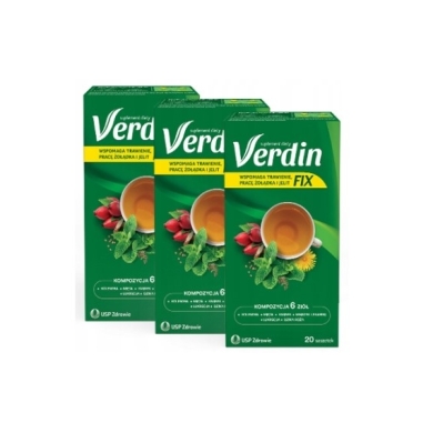Verdin Fix 20 saszetek Wielopak x3