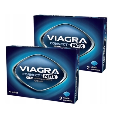 Viagra Connect Max 50mg lek na zaburzenia erekcji 2 tabletki Wielopak x2
