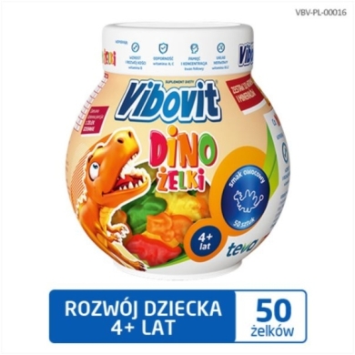 Vibovit Dino żelki 50 sztuk