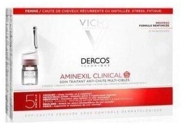 Vichy Aminexil Clinical 5 dla kobiet 21 ampułek