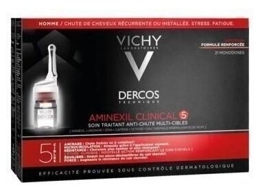 Vichy Aminexil Clinical 5 dla mężczyzn 21 ampułek