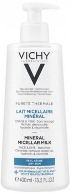 Vichy Purete Thermale mineralne mleczko do skóry suchej 400 ml