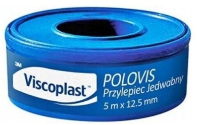 Vicsoplast POLOVIS Przylepiec jedwabny 5 m x 12,5 mm