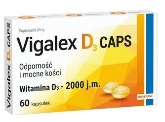 Vigalex D3 2000 j.m. 60 kapsułek
