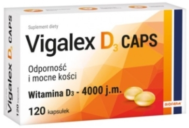 Vigalex D3 4000 j.m. 120 kapsułek