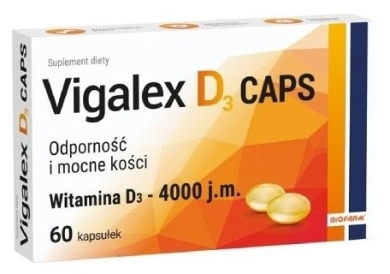 Vigalex D3 4000 j.m. 60 kapsułek