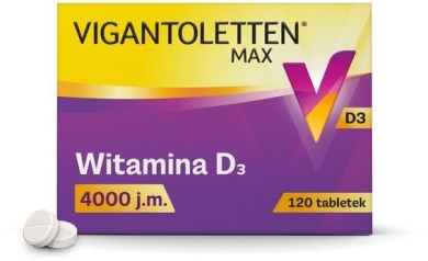 Vigantoletten Max 4000 j.m.Witamina D3 120 tabletek