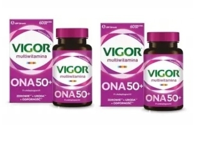 Vigor Multiwitamina ONA 50+ żeń-szeń 2x60 tabletek