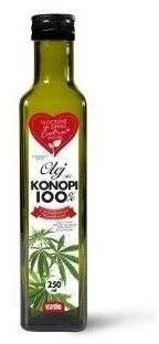 Virde Olej z konopi 100% olej 250 ml