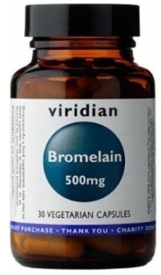 Viridian Bromelaina 500 mg 30 kapsułek