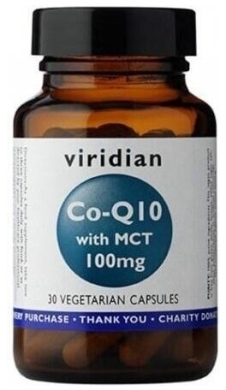 Viridian Koenzym Q10 z MCT 100 mg 30 kapsułek