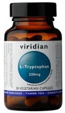 Viridian L-Tryptofan 220 mg 30 kapsułek