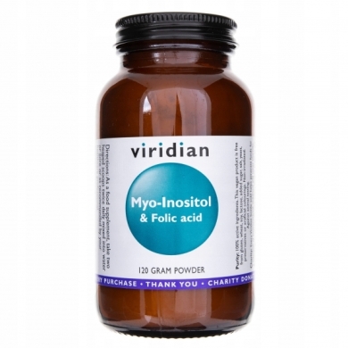 Viridian Myo-Inositol + kwas foliowy 120 g
