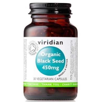 Viridian Organic Black Seed Czarnuszka 30 kapsułek