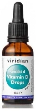 Viridian Witamina D dla dzieci krople 30 ml