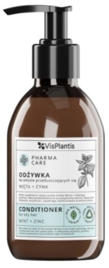 Vis Plantis Pharma Care Odżywka do włosów przetłuszczających się Mięta + Cynk 300 ml