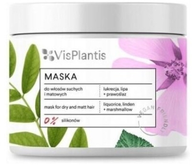 Vis Plantis maska do włosów lukrecja, lipa i prawoślaz 300ml