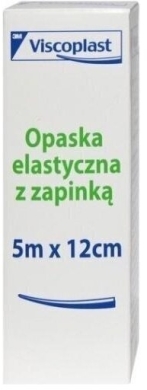Viscoplast Opaska elastyczna z zapinką 5 m x 12 cm 1 sztuka