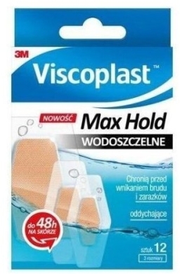 Viscoplast Plastry Max Hold Wodoszczelne 12 szt.