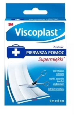 Viscoplast Prestopor - supermiękki plaster do cięcia 1 m x 6 cm 1 sztuka