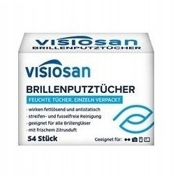 Visiosan chusteczki do okularów 54 szt