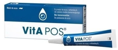 Vita-Pos Maść Na Suche Zmęczone Oczy z Retinolem 5g